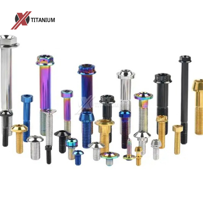 Gr5 titanium bolt kits for motorcycle